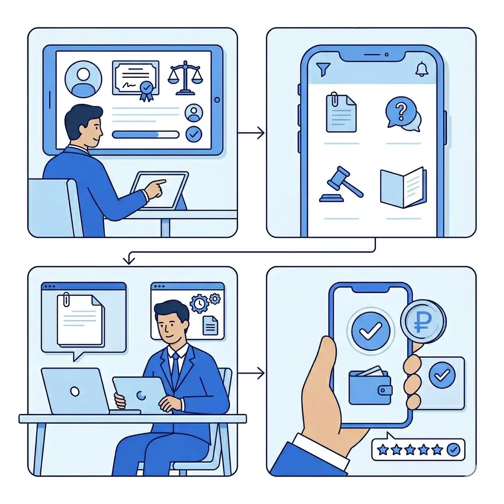 Сервис подработки для юриста